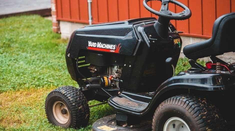 craftsman riding lawn mower manual
